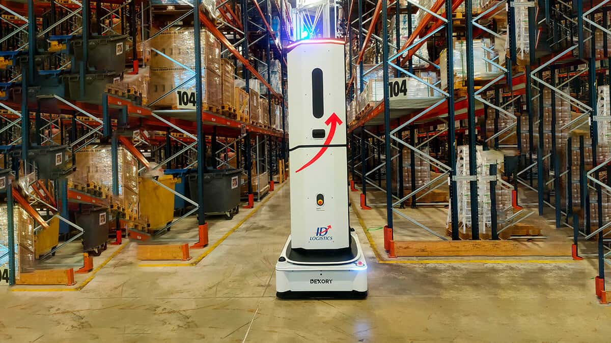 Autonomous Stock Taking Robots ASTRID program Dexory ID Logistics Inventory management