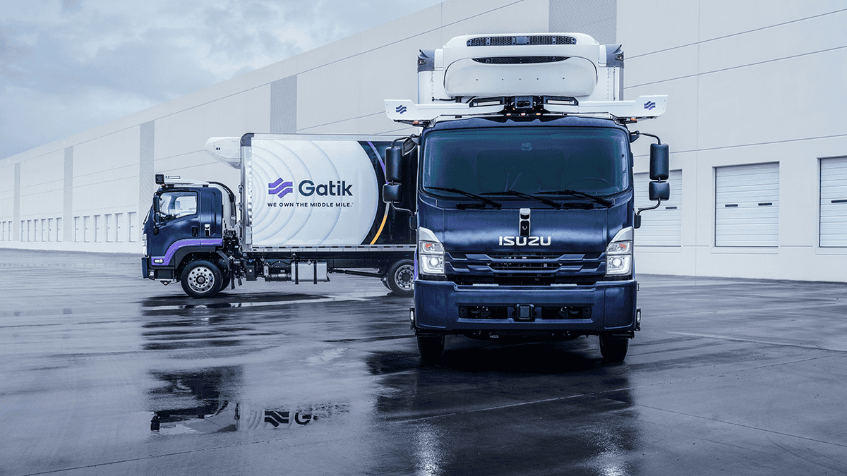 Level 4 autonomous driving middle-mile logistics Isuzu-Gatik partnership autonomous commercial vehicles intelligent driving technology
