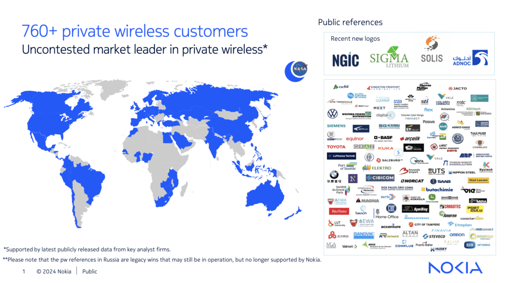 Private 4G/5G networks Enterprise sales growth Smart cities sector Edge computing hardware Public sector contracts