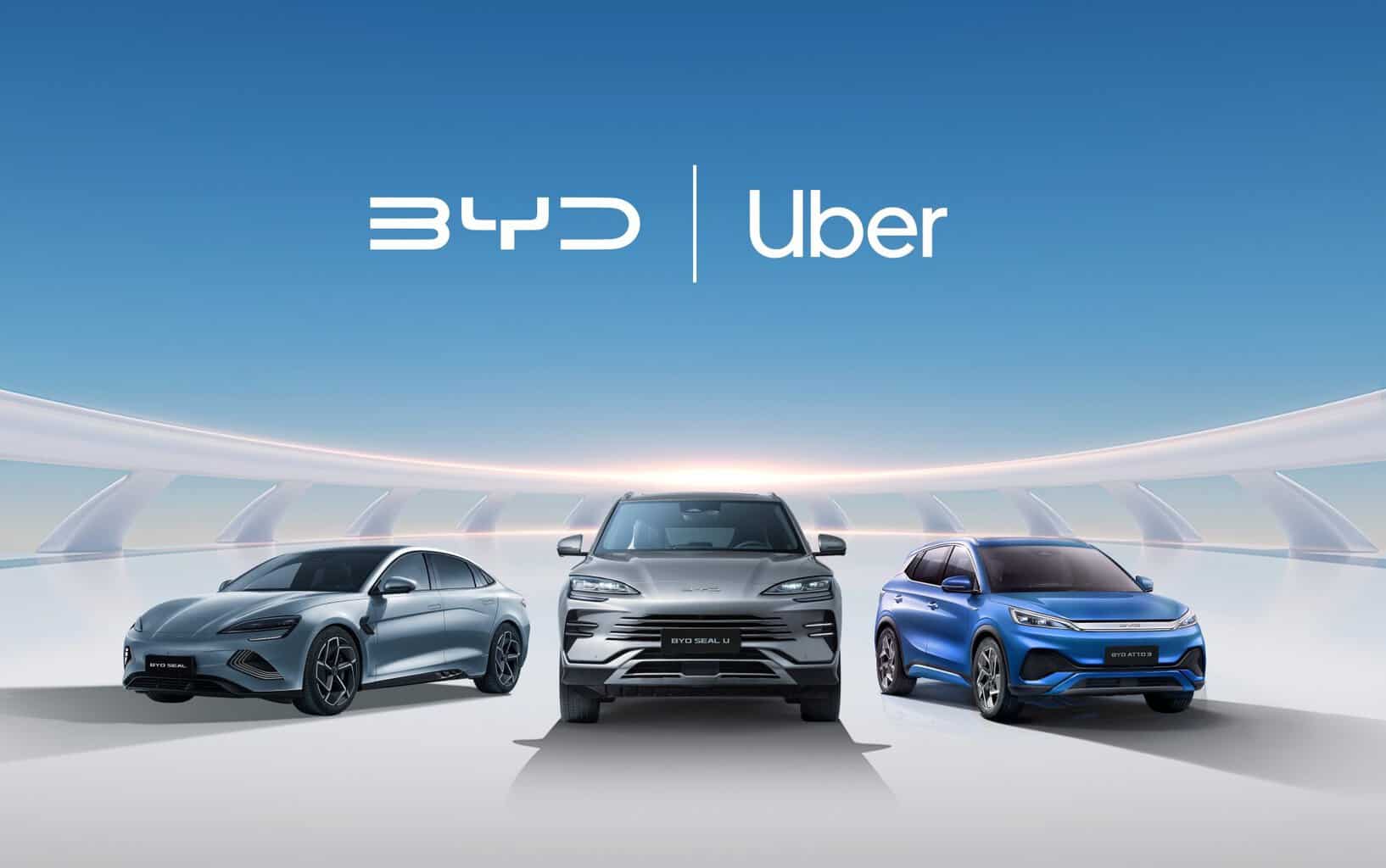 Uber Partners with BYD to Deploy 100,000 Electric Vehicles, Boosting Global Sustainability